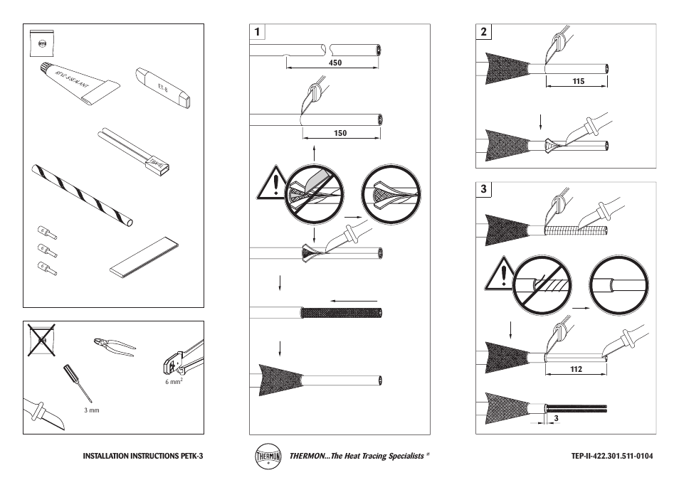 Thermon PETK-3 User Manual | Page 3 / 5