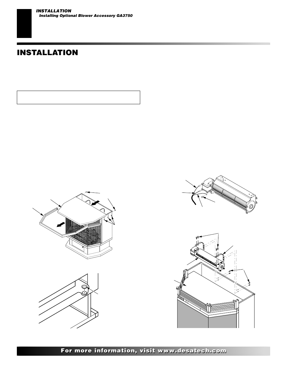 Installation, Continued | Desa Tech 107434-01C.pdf User Manual | Page 10 / 28