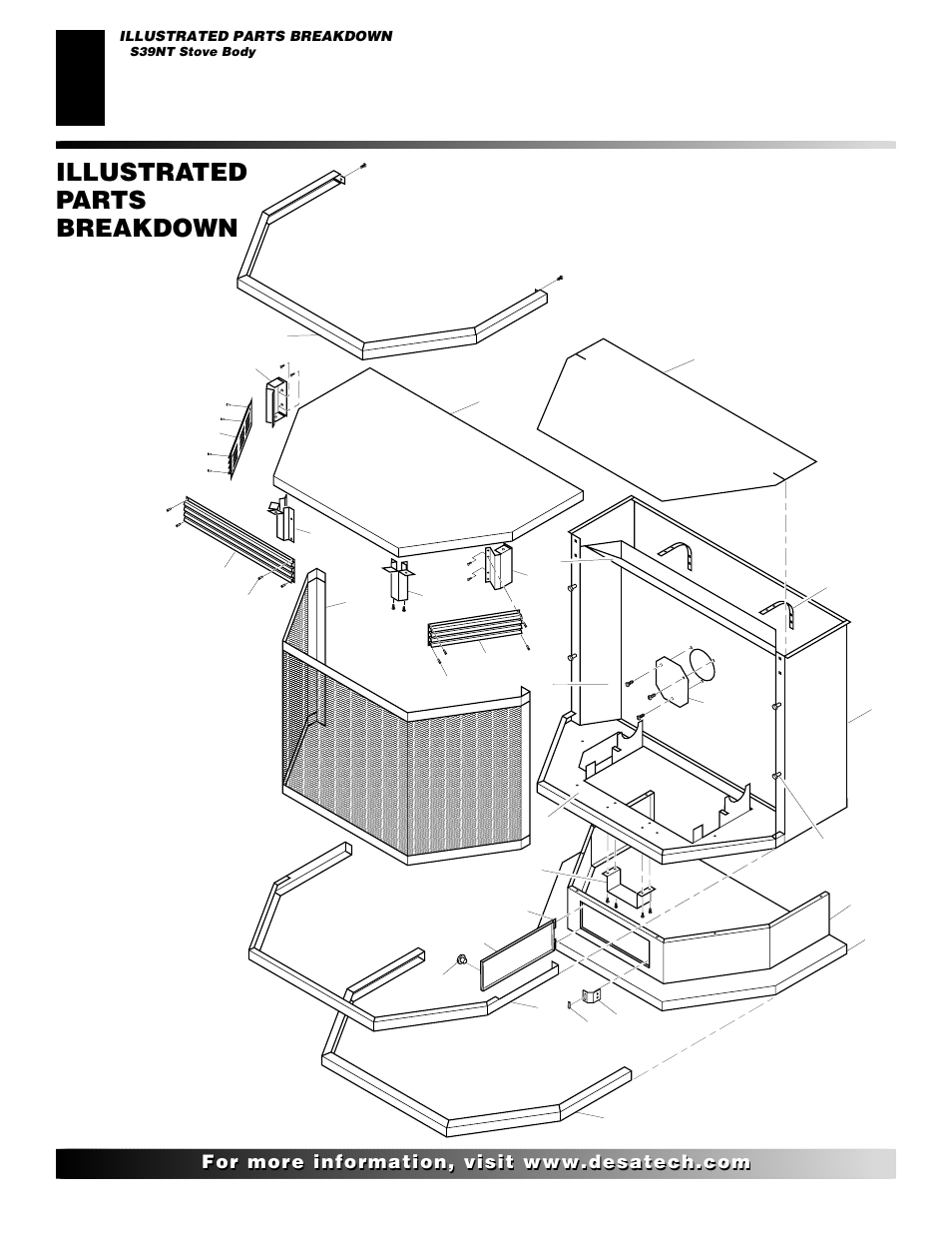 Illustrated parts breakdown, S39nt | Desa Tech 107434-01C.pdf User Manual | Page 22 / 28