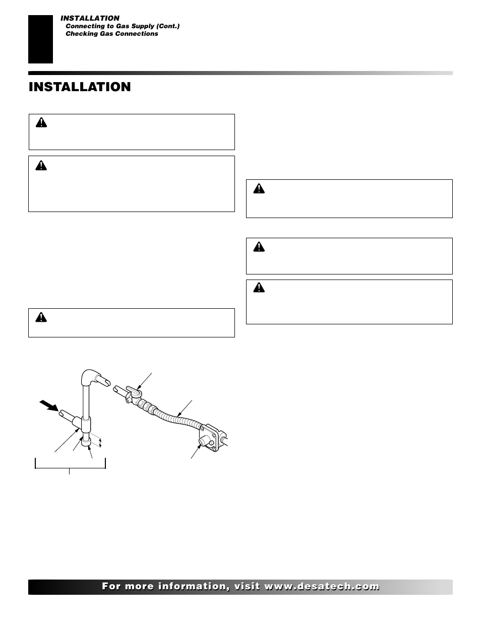 Installation, Continued | Desa Tech 107434-01C.pdf User Manual | Page 8 / 28