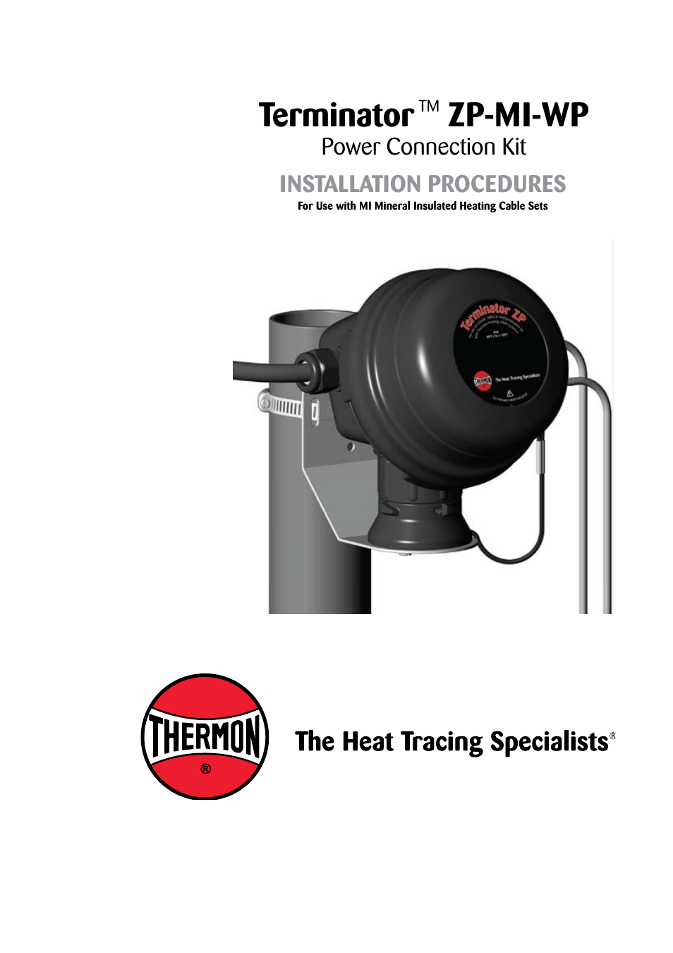 Thermon ZP-MI-WP Terminator User Manual | 7 pages