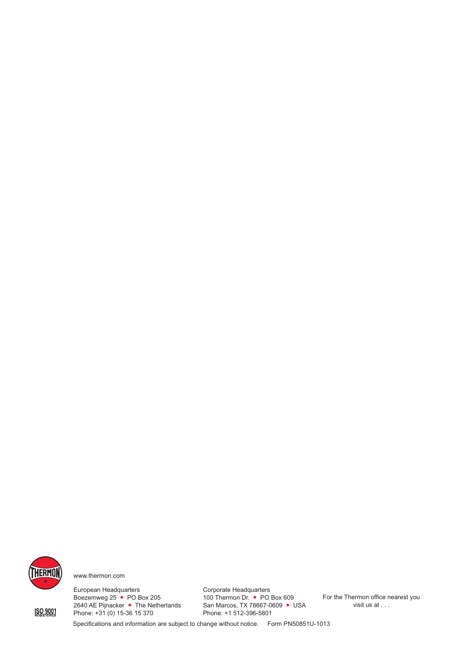 Thermon ZT-P-WP User Manual | Page 8 / 8