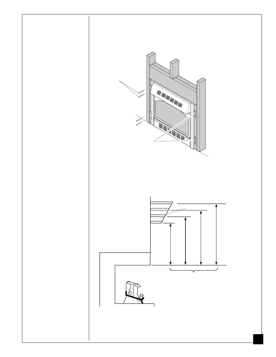Installing, Continued | Desa Tech CGF265NVA User Manual | Page 15 / 40