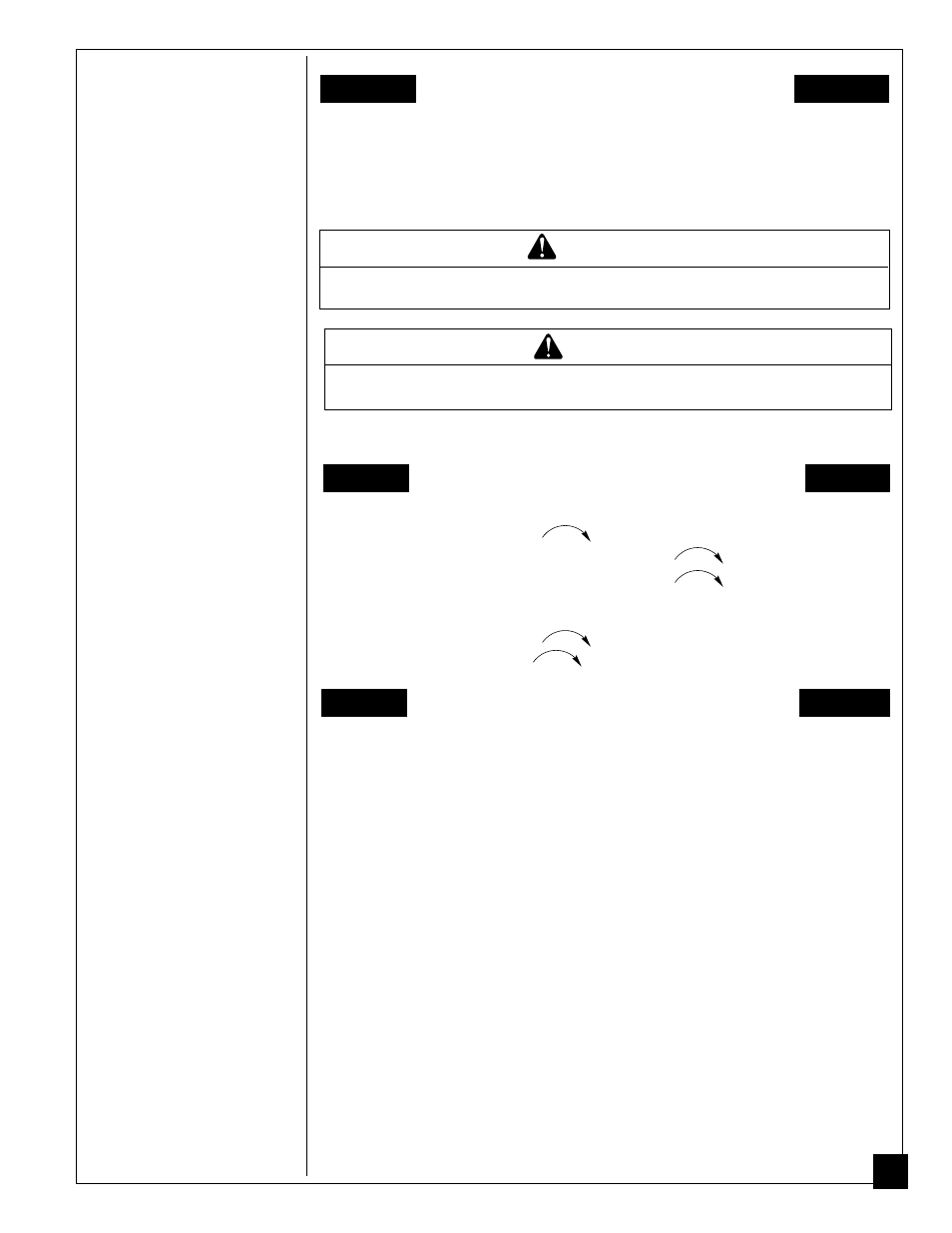 Operating fireplace, Warning, Caution | Variable control operation, Manual lighting procedure, Manually-controlled model | Desa Tech CGF265NVA User Manual | Page 25 / 40