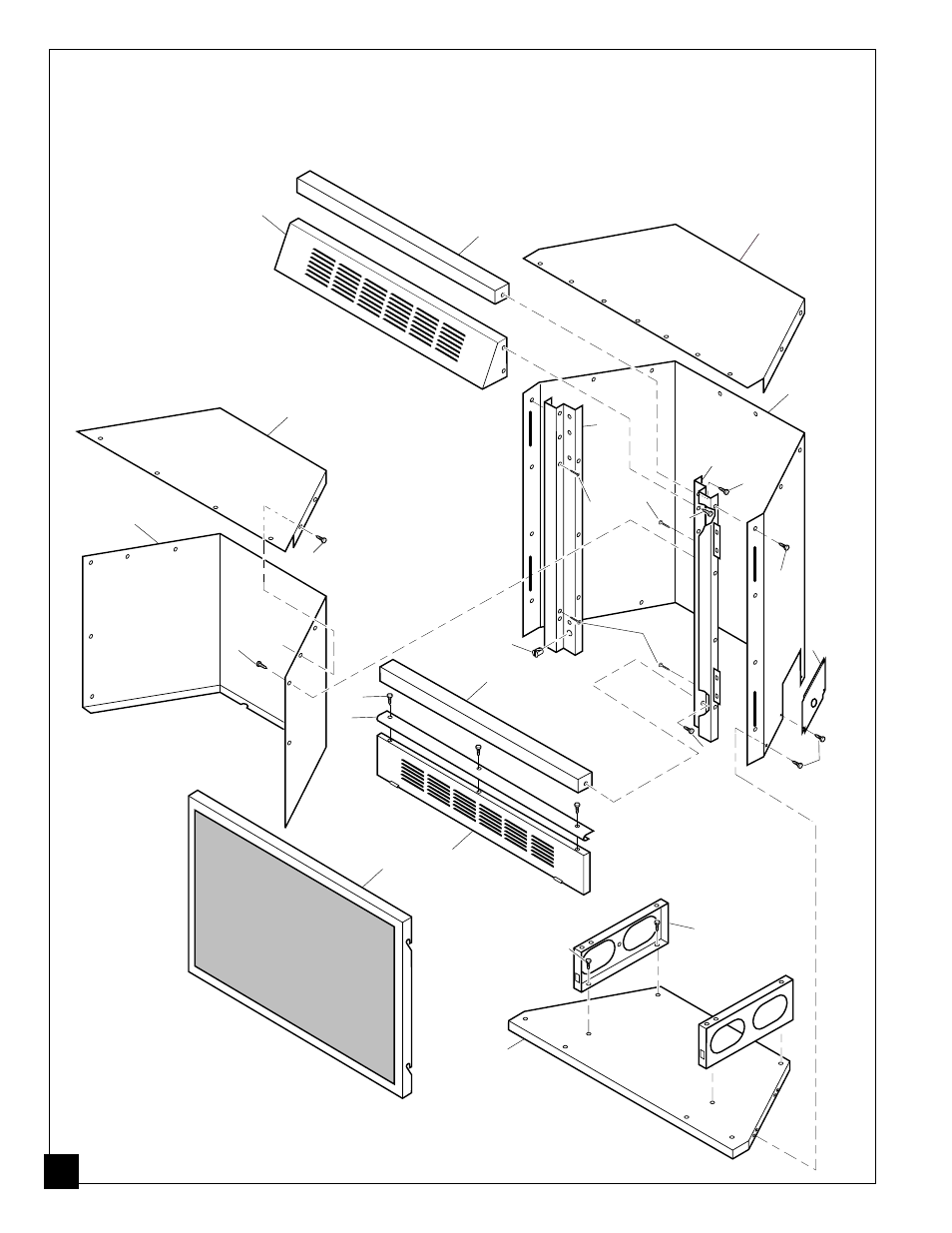 Illustrated parts breakdown, Fireplace | Desa Tech CGF265NVA User Manual | Page 36 / 40