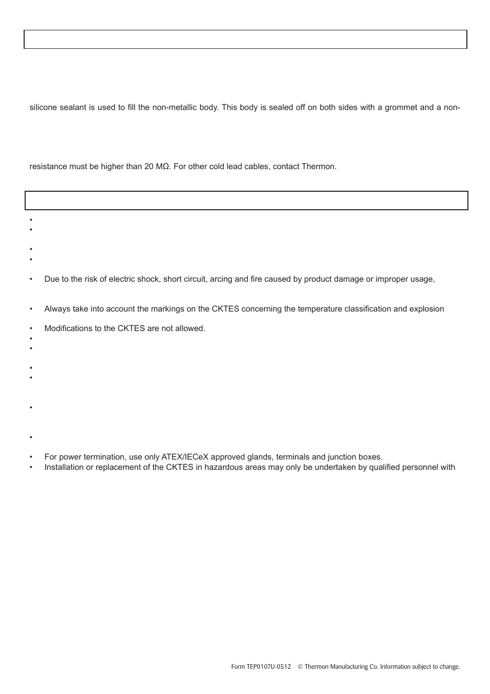 Thermon PETK-10 User Manual | Page 2 / 9