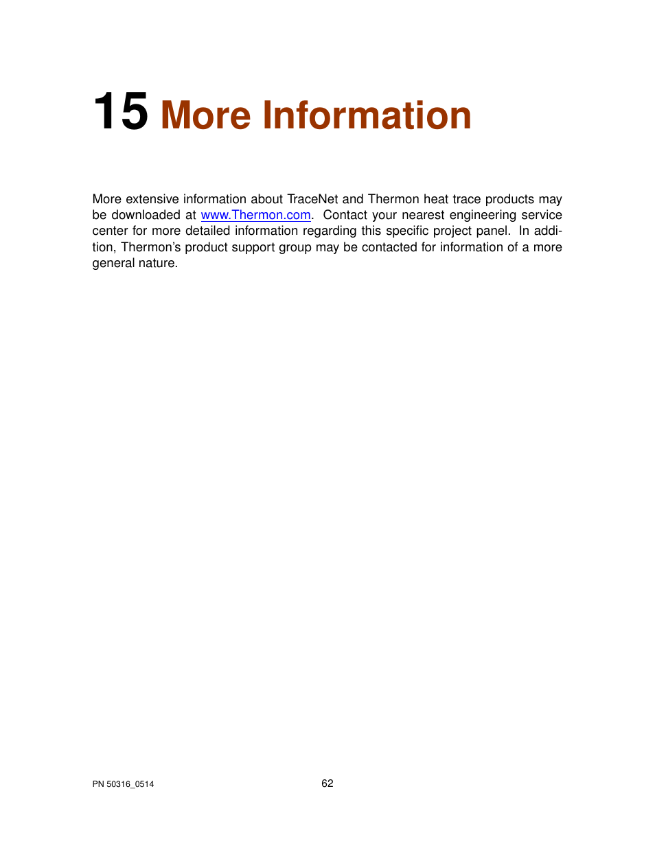More information | Thermon TraceNet TCM 18 User Manual | Page 66 / 96