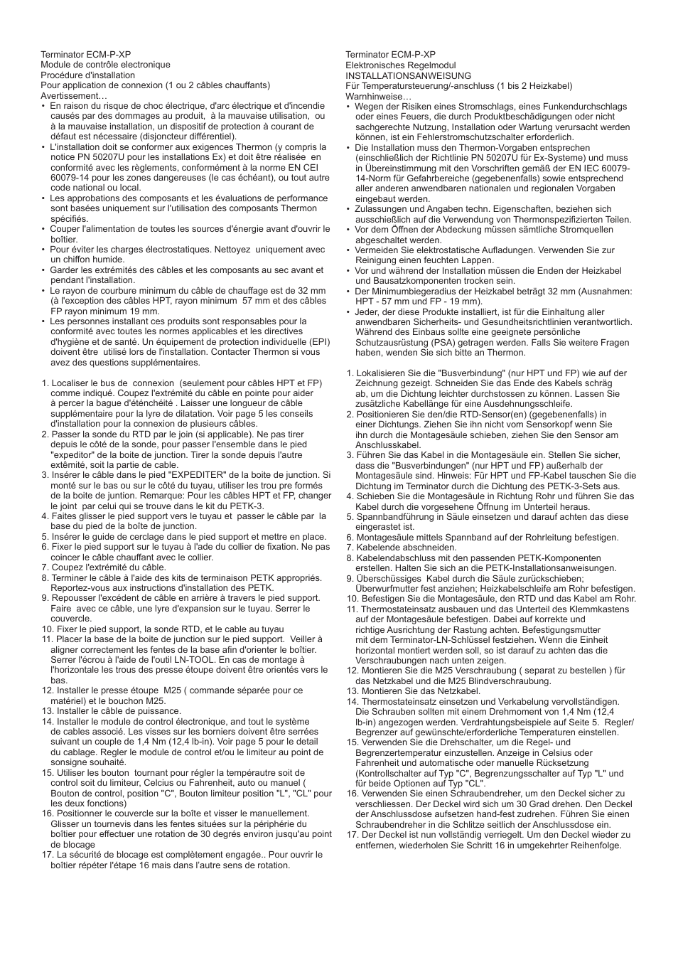 Thermon ECM-P-XP User Manual | Page 6 / 8