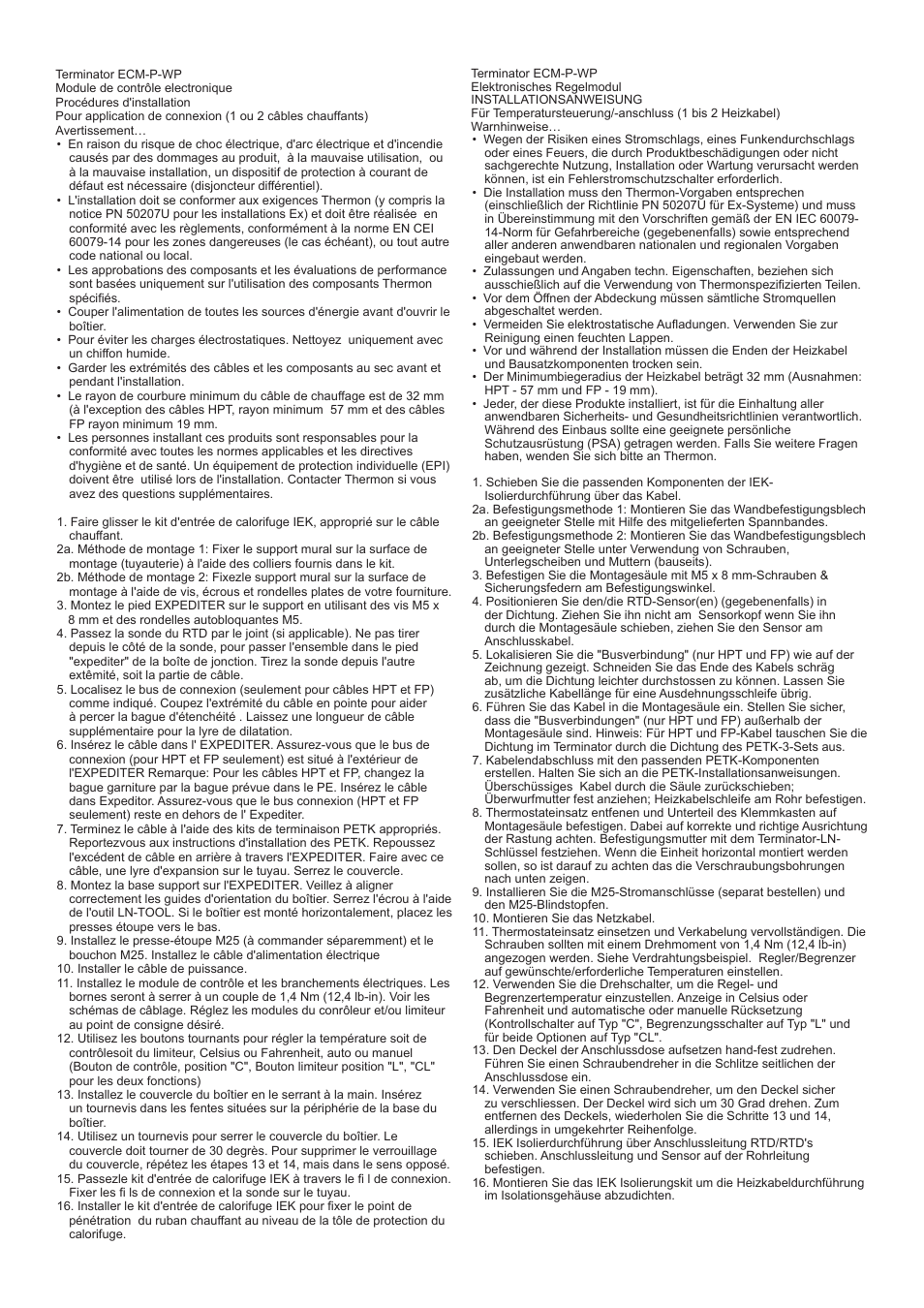 Thermon ECM-P-WP User Manual | Page 5 / 8