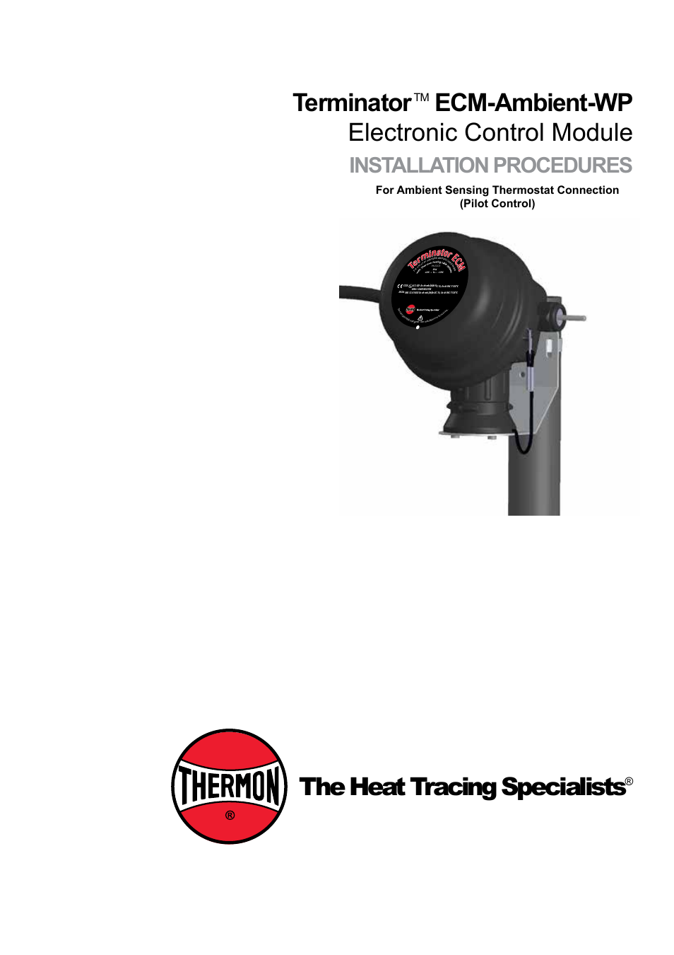Thermon ECM-Ambient-WP User Manual | 4 pages