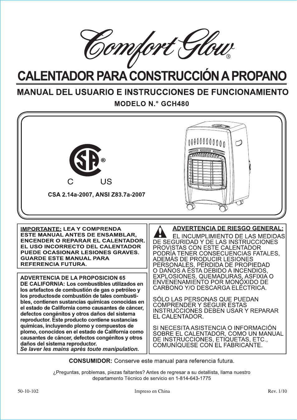 Desa Tech GCH480 User Manual | Page 19 / 54