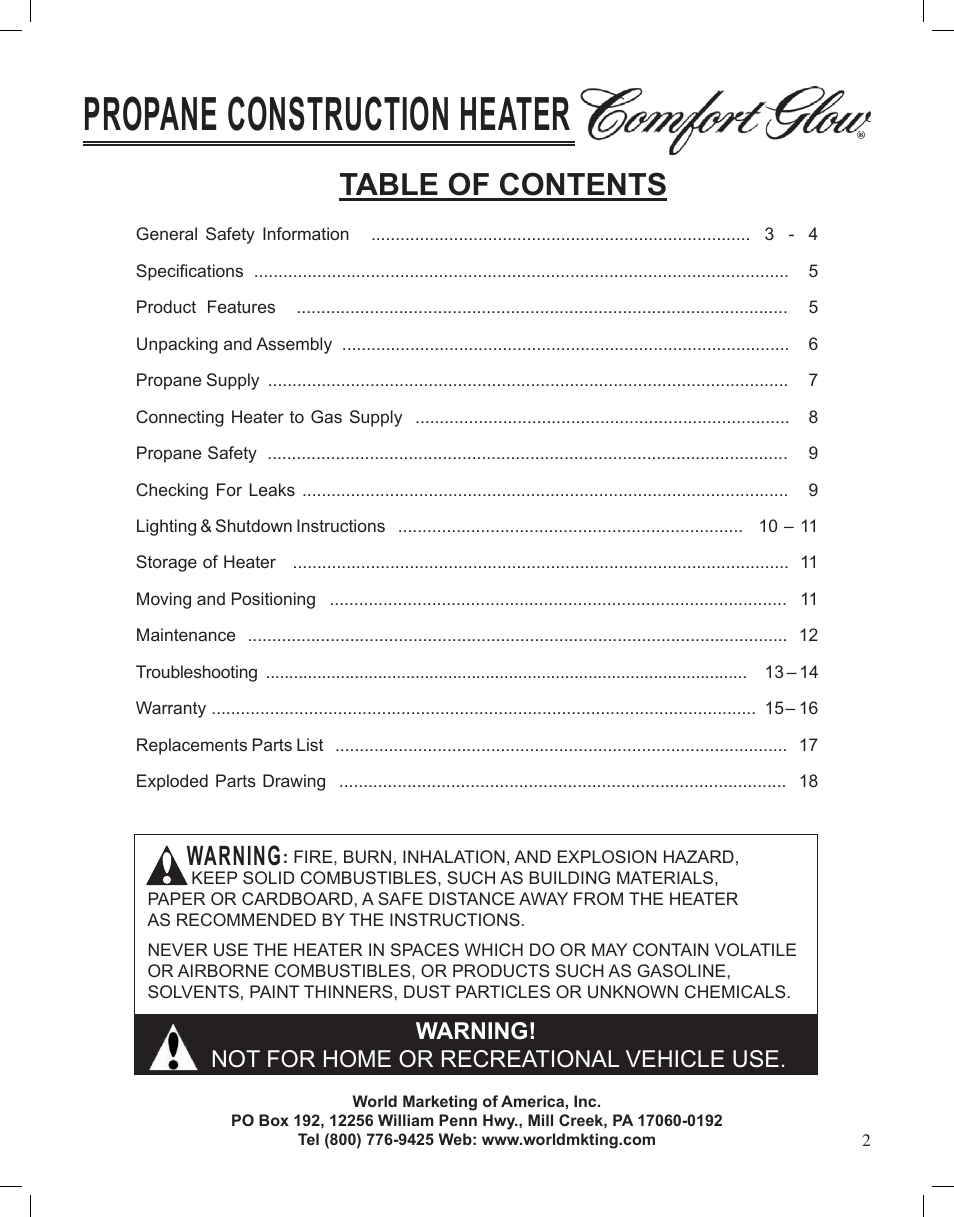 Desa Tech GCH480 User Manual | Page 2 / 54