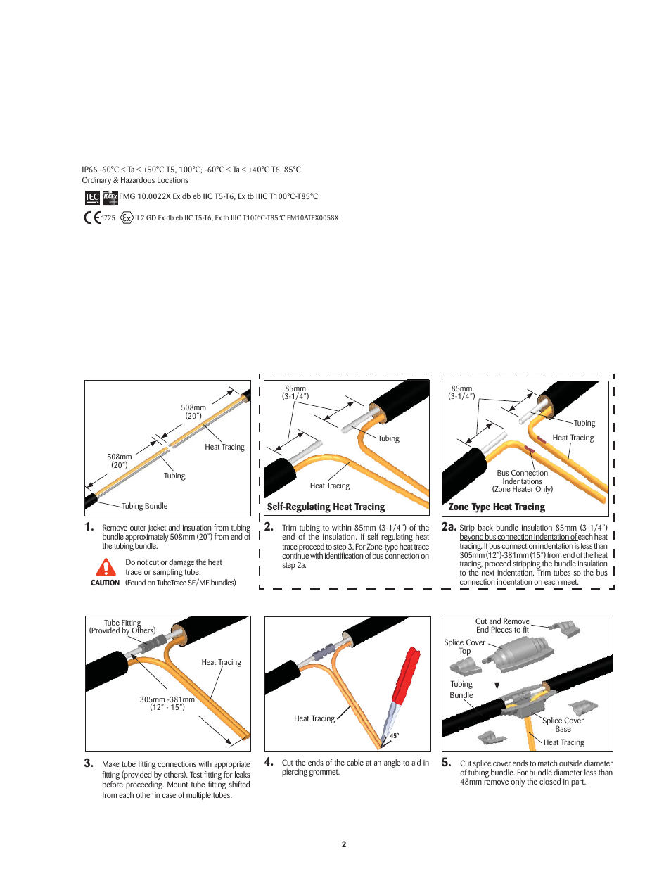 Installation procedures | Thermon FAK-4L Kit User Manual | Page 3 / 5