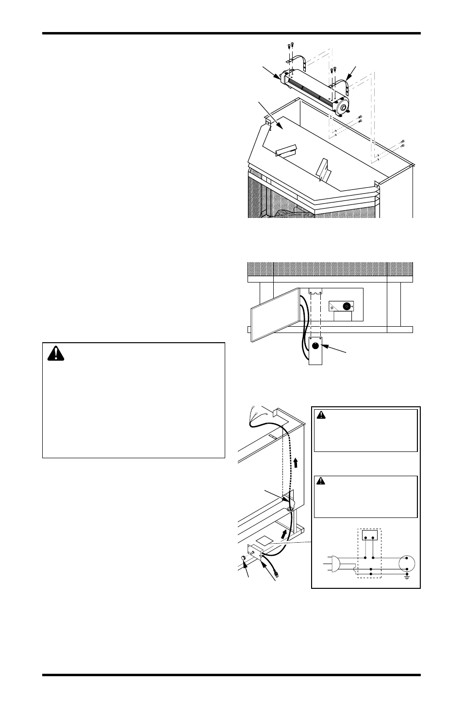 Installation, Warning: electrical grounding instructions, Continued | Desa Tech S26PTA User Manual | Page 13 / 28