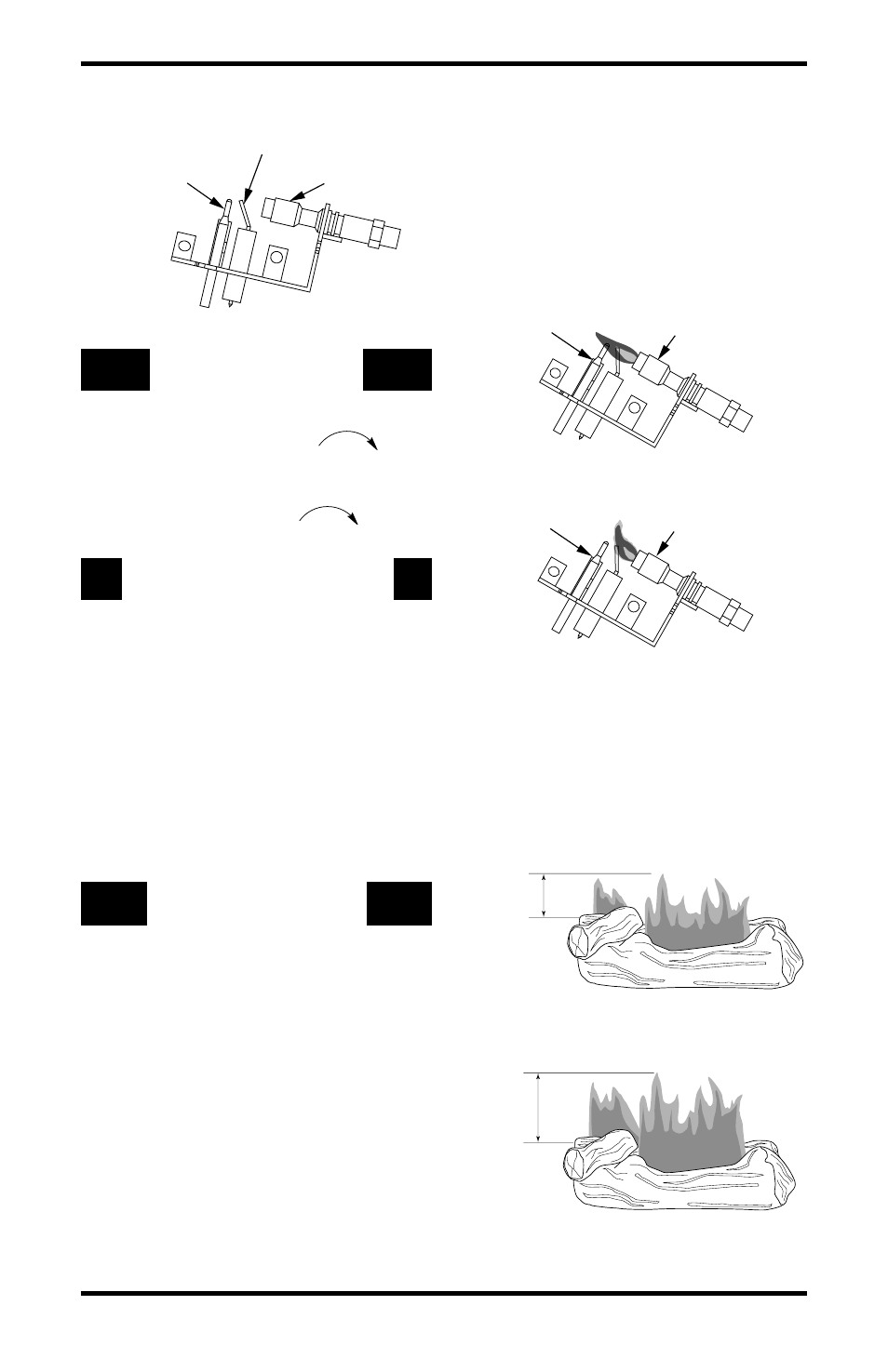 Operating heater, Inspecting burners | Desa Tech S26PTA User Manual | Page 15 / 28