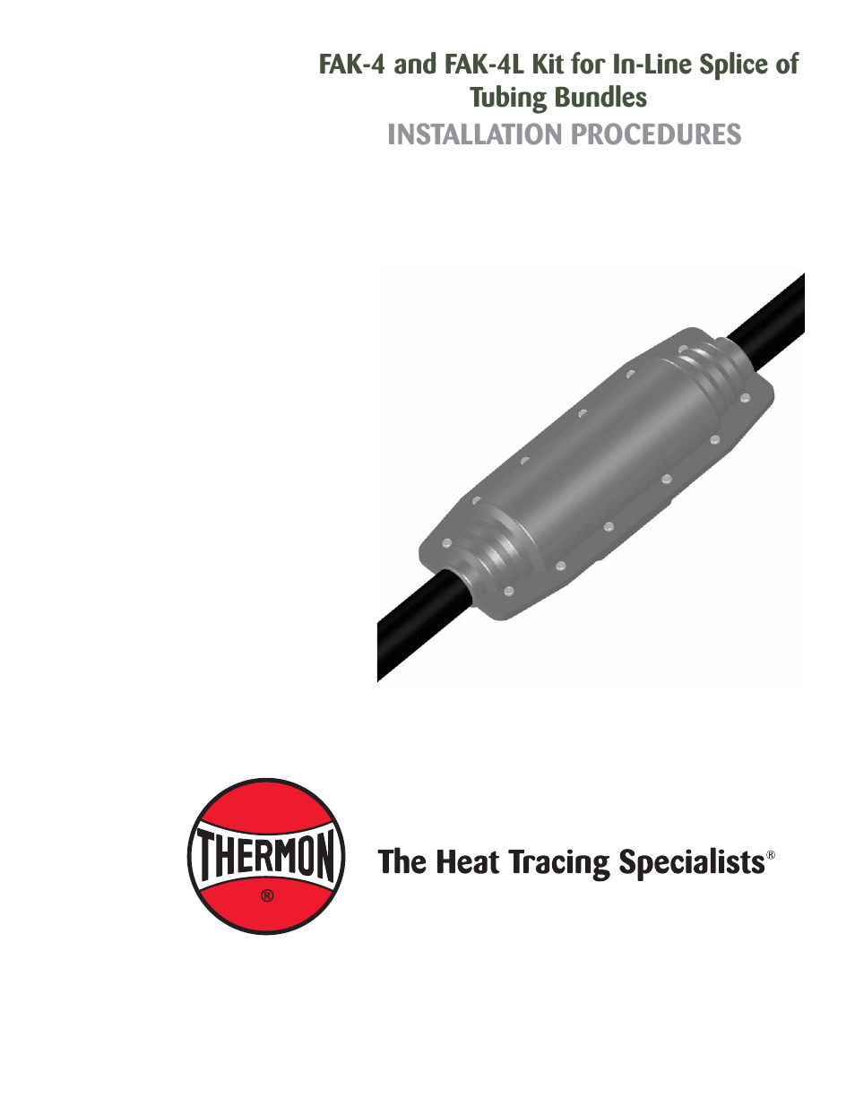 Thermon FAK-4 User Manual | 4 pages