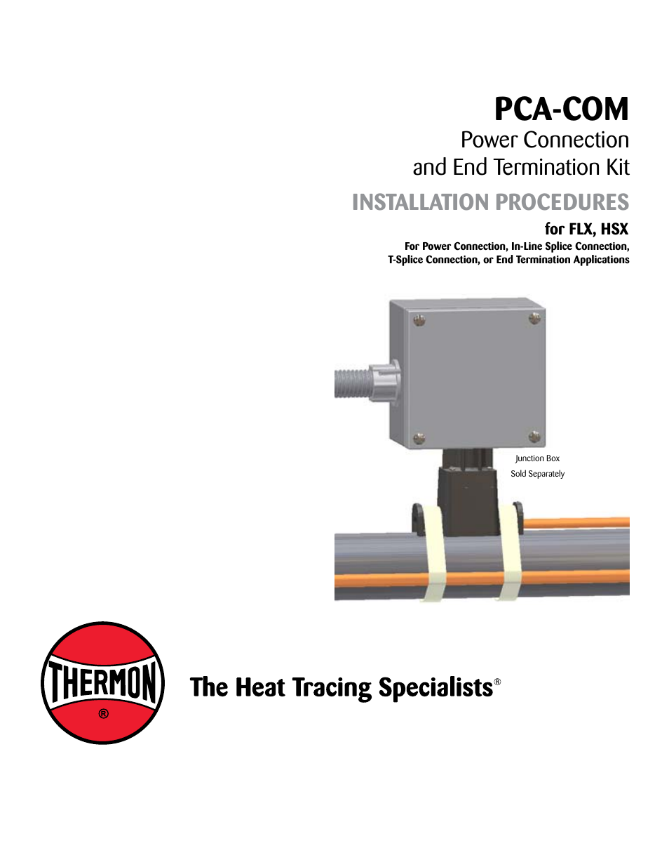 Thermon PCA-COM User Manual | 8 pages