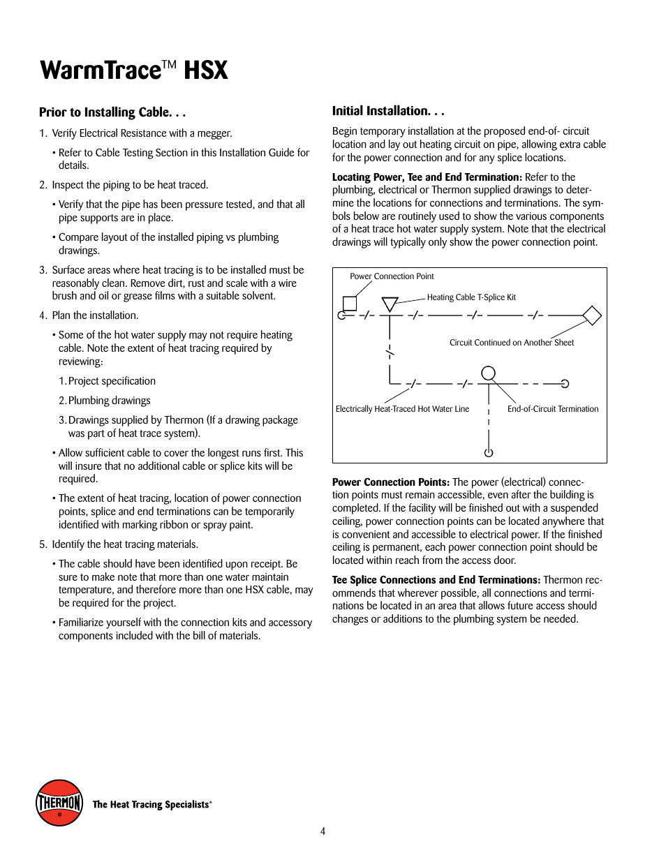 Warmtrace | Thermon HSX User Manual | Page 4 / 12