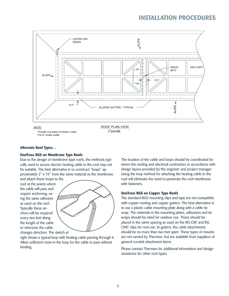 Installation procedures | Thermon RGS User Manual | Page 4 / 7