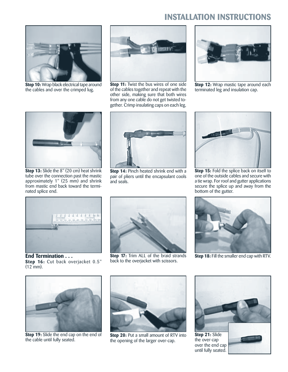 Installation instructions | Thermon RGS-SFK User Manual | Page 3 / 4