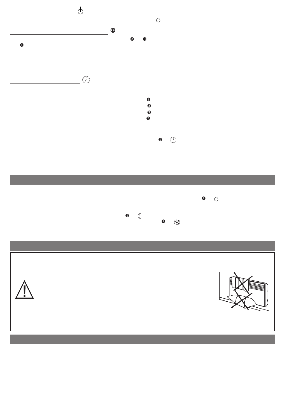 Gebruikstips, Waarschuwingen, Onderhoud | 6) het toestel stoppen, 7) blokkering van de bedieningen, 8) programmeermodus | Thermor Variations de Silhouette User Manual | Page 11 / 32