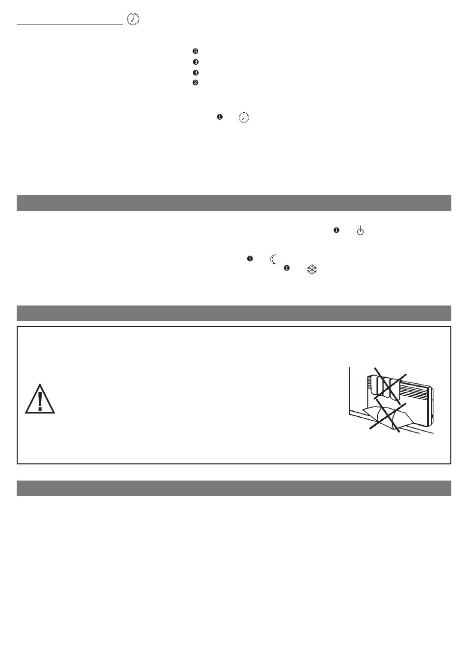 Mises en garde, Gebrauchsempfehlungen warnungen, Wartung | 8) programmiermodus | Thermor Variations de Silhouette User Manual | Page 15 / 32