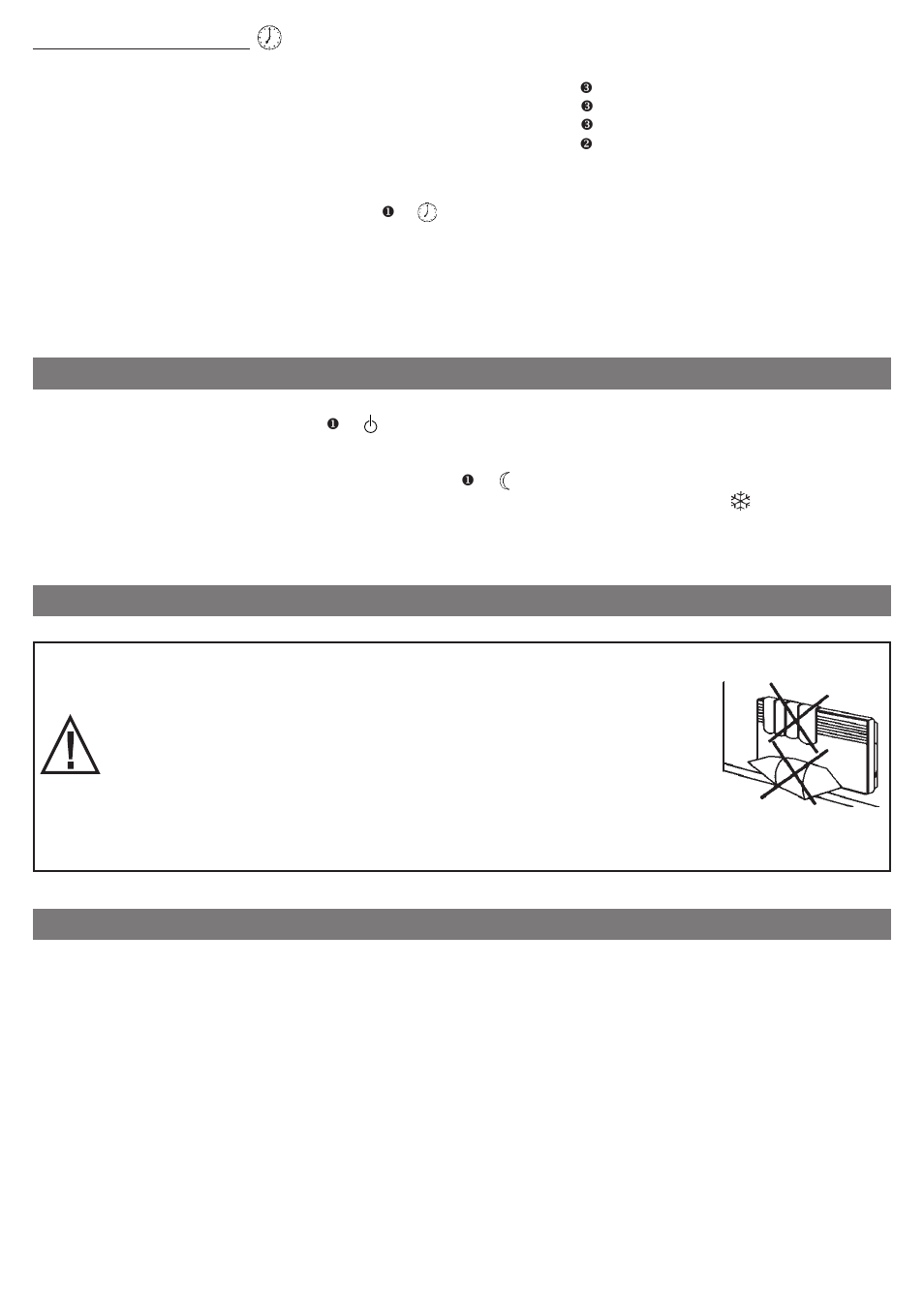Recommandations for use warnings, Maintenance, 8) programming mode | Thermor Variations de Silhouette User Manual | Page 27 / 32