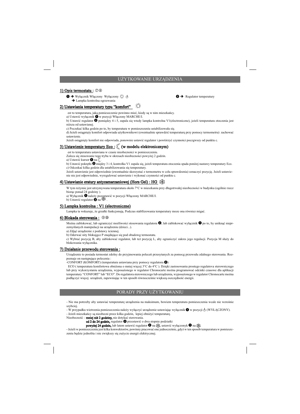 Thermor Evidence Электронный User Manual | Page 20 / 36