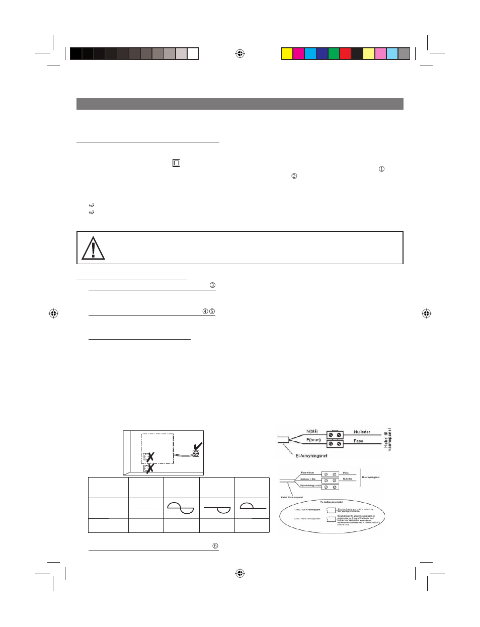 Installation af varmepanelet | Thermor Evidence Электронный User Manual | Page 33 / 36