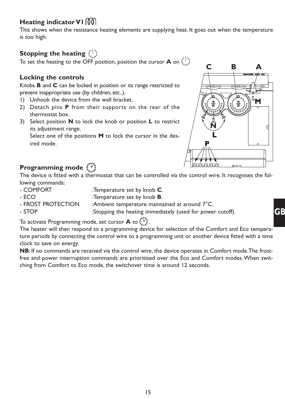 Thermor Emotion User Manual | Page 17 / 36