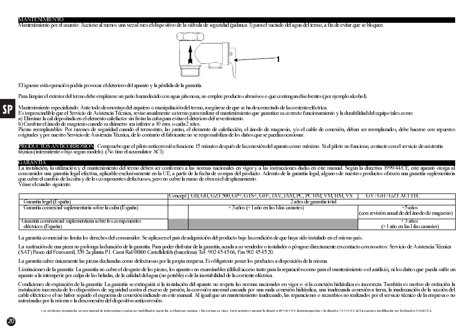 Thermor Rafale ACI+ User Manual | Page 20 / 39