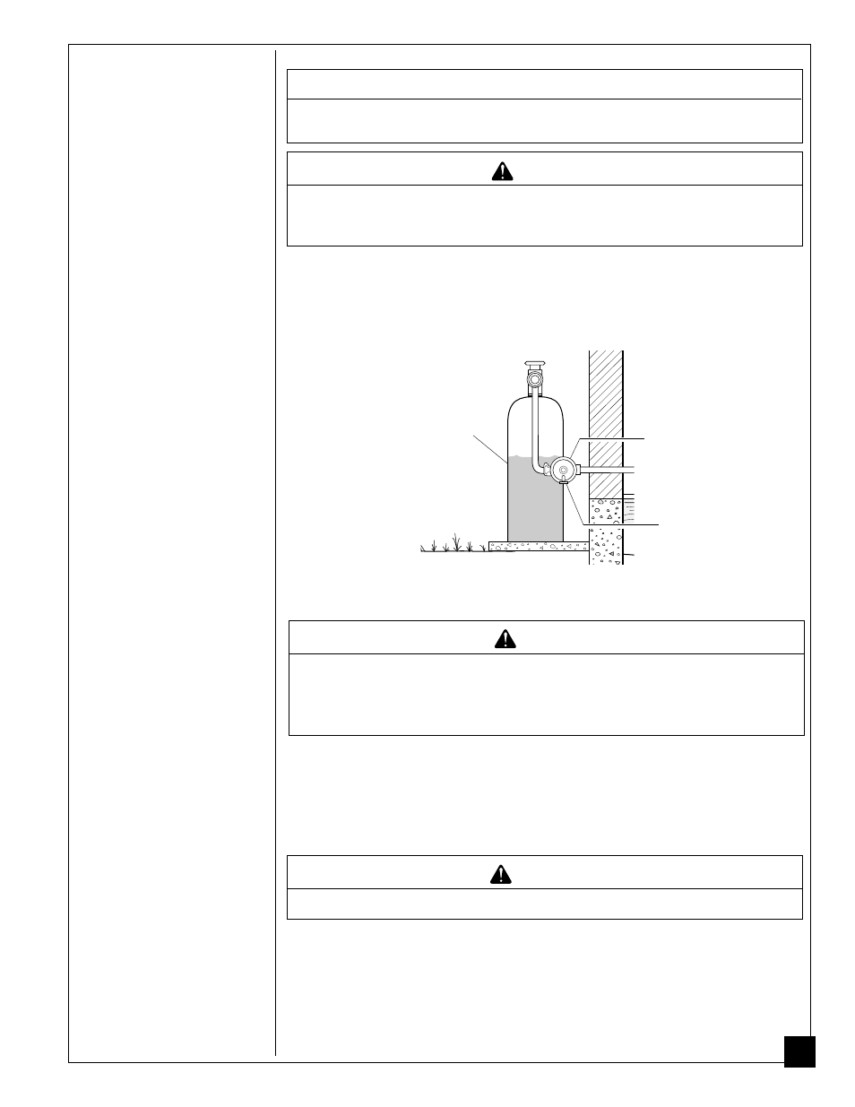 Connecting to gas supply, Notice, Caution | Desa Tech CGP10 User Manual | Page 13 / 28