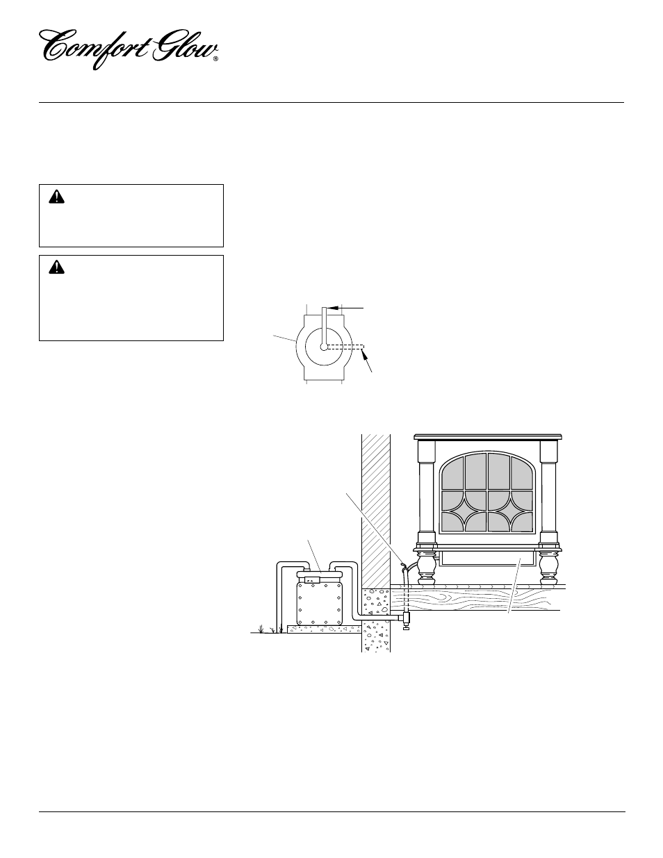 Vent-free natural gas stove heater, Installation, Continued | Desa Tech SL30NT User Manual | Page 12 / 24