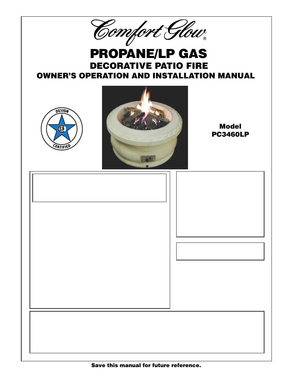 Desa Tech PC3460LP User Manual | 14 pages