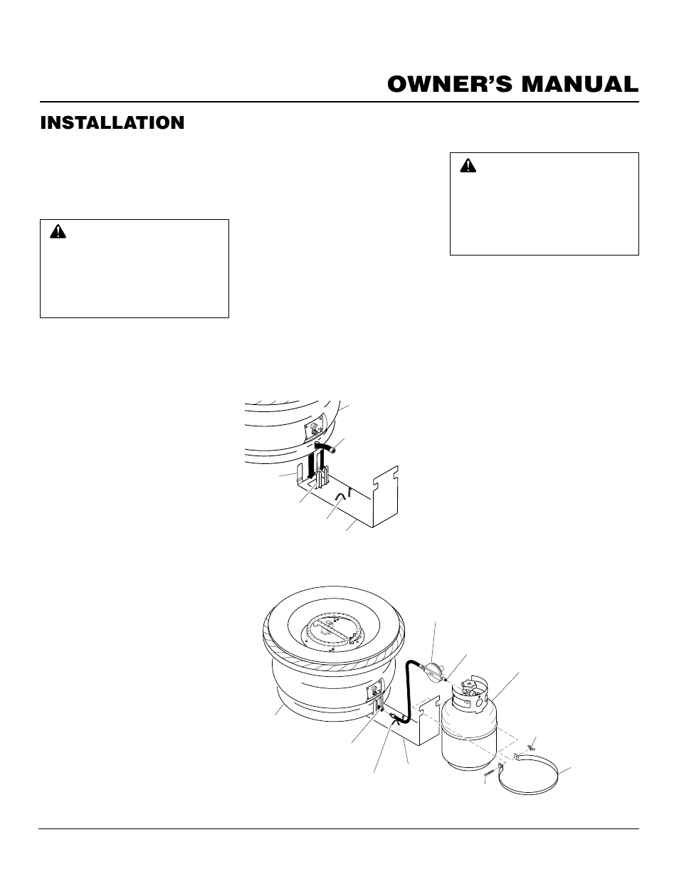 Owner’s manual, Installation, Continued | Desa Tech PC4670LP User Manual | Page 5 / 14