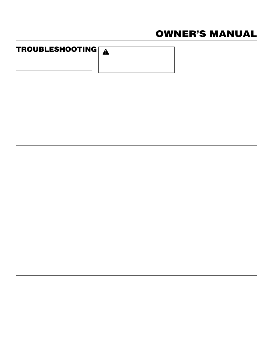 Owner’s manual, Troubleshooting | Desa Tech PC4670LP User Manual | Page 9 / 14
