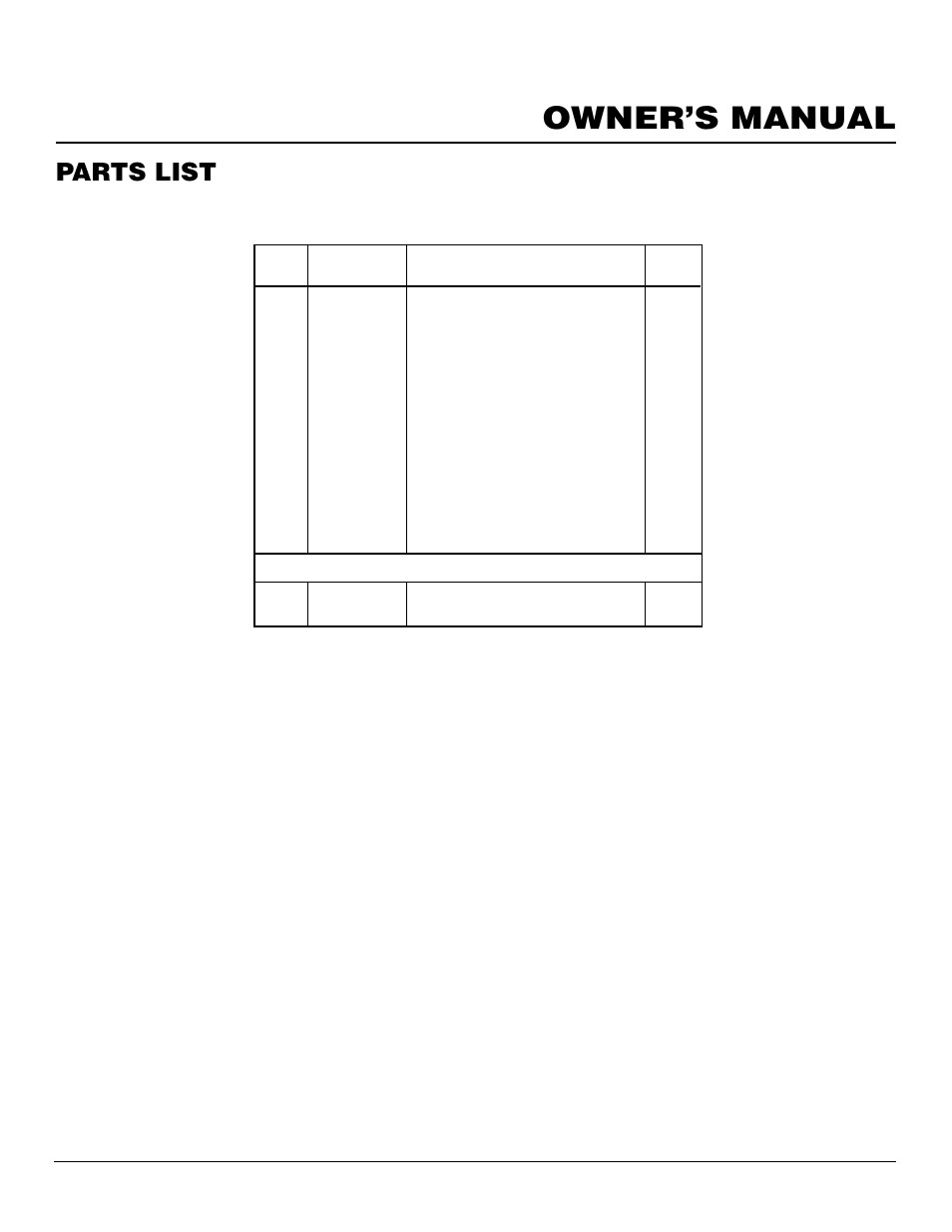 Owner’s manual, Parts list, S26pt | Desa Tech S26PT User Manual | Page 19 / 24