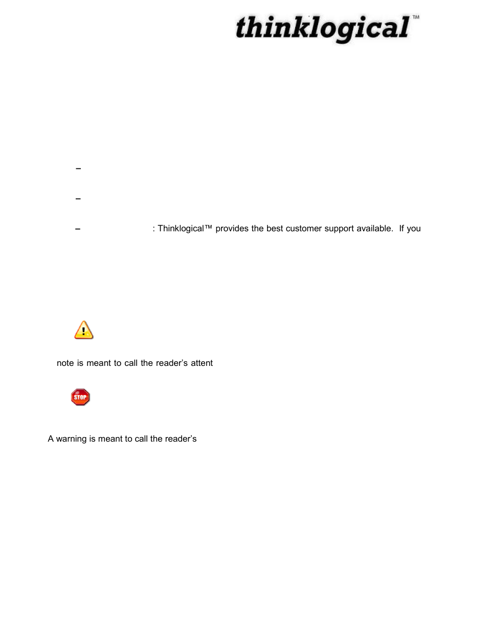 Preface, About this product manual, Conventions used in this manual | Thinklogical Touch Panel Manual User Manual | Page 5 / 24
