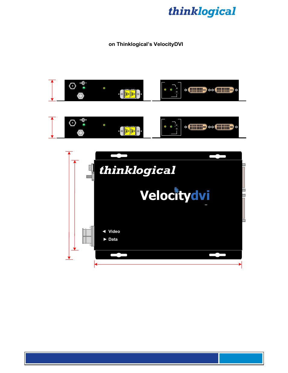 Velocity, Velocitydvi-3 | Thinklogical X4 and Touchpanels User Manual | Page 17 / 52