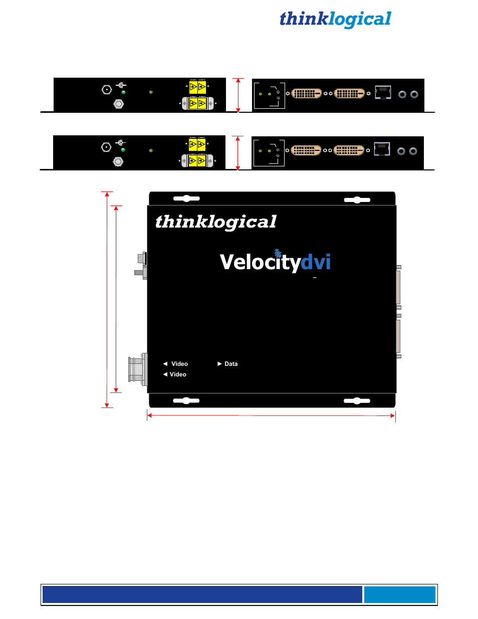 Velocity, Velocitydvi-6 a/v, Page 25 | Thinklogical X4 and Touchpanels User Manual | Page 27 / 52