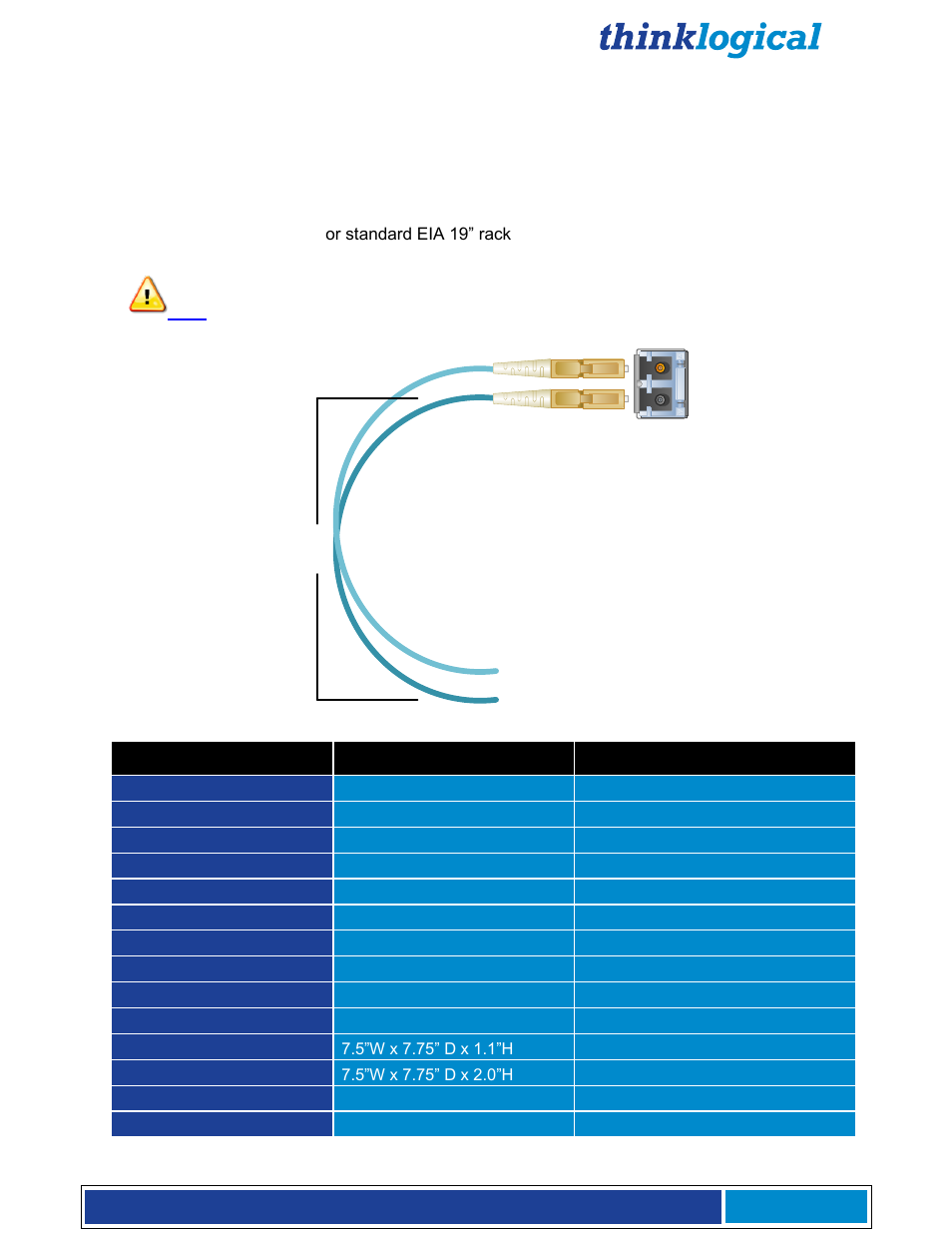 Appendix b: dvi extender mounting | Thinklogical X4 and Touchpanels User Manual | Page 48 / 52