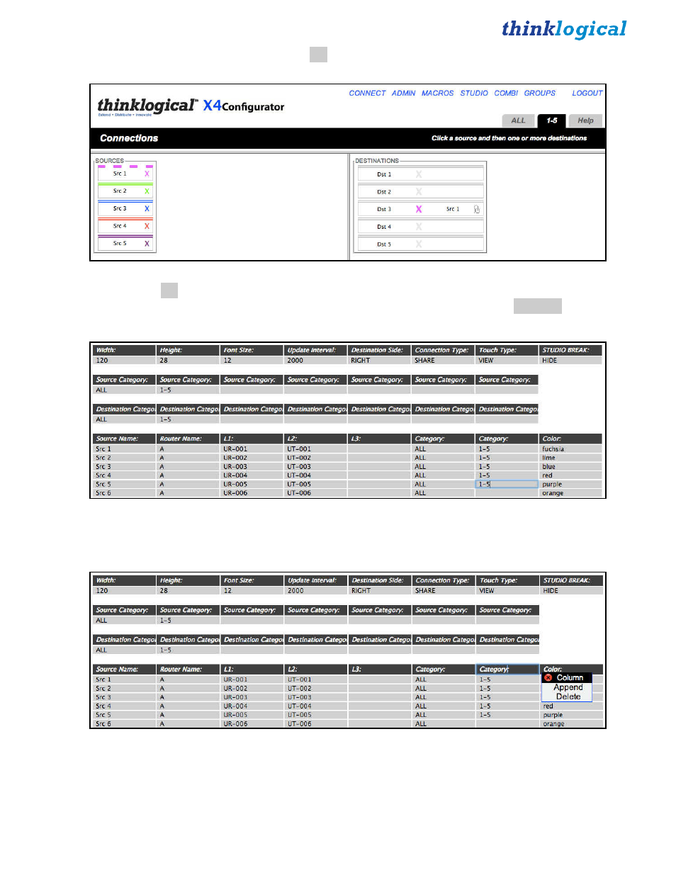 Thinklogical X4 Configurator Manual User Manual | Page 38 / 70