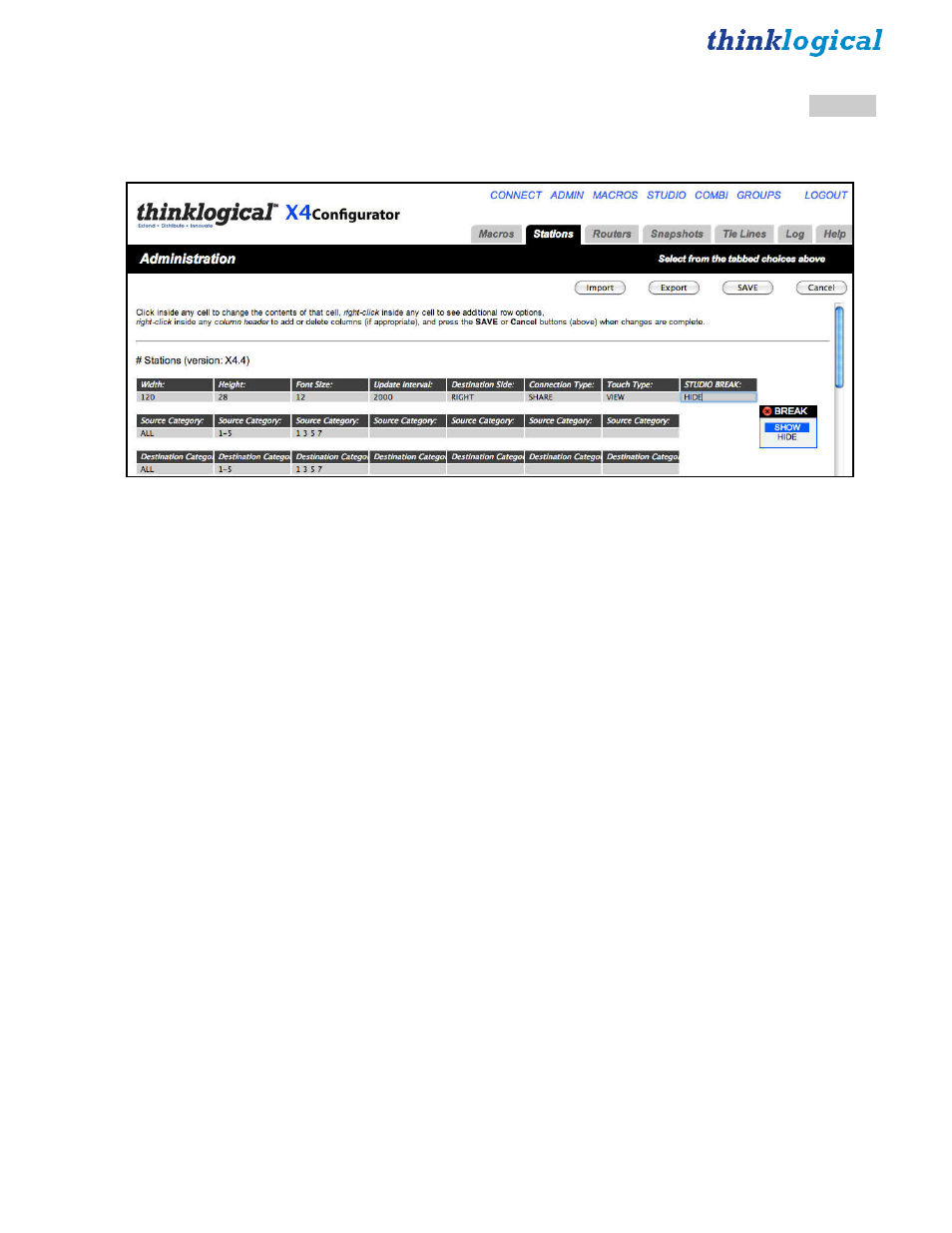 Thinklogical X4 Configurator Manual User Manual | Page 51 / 70