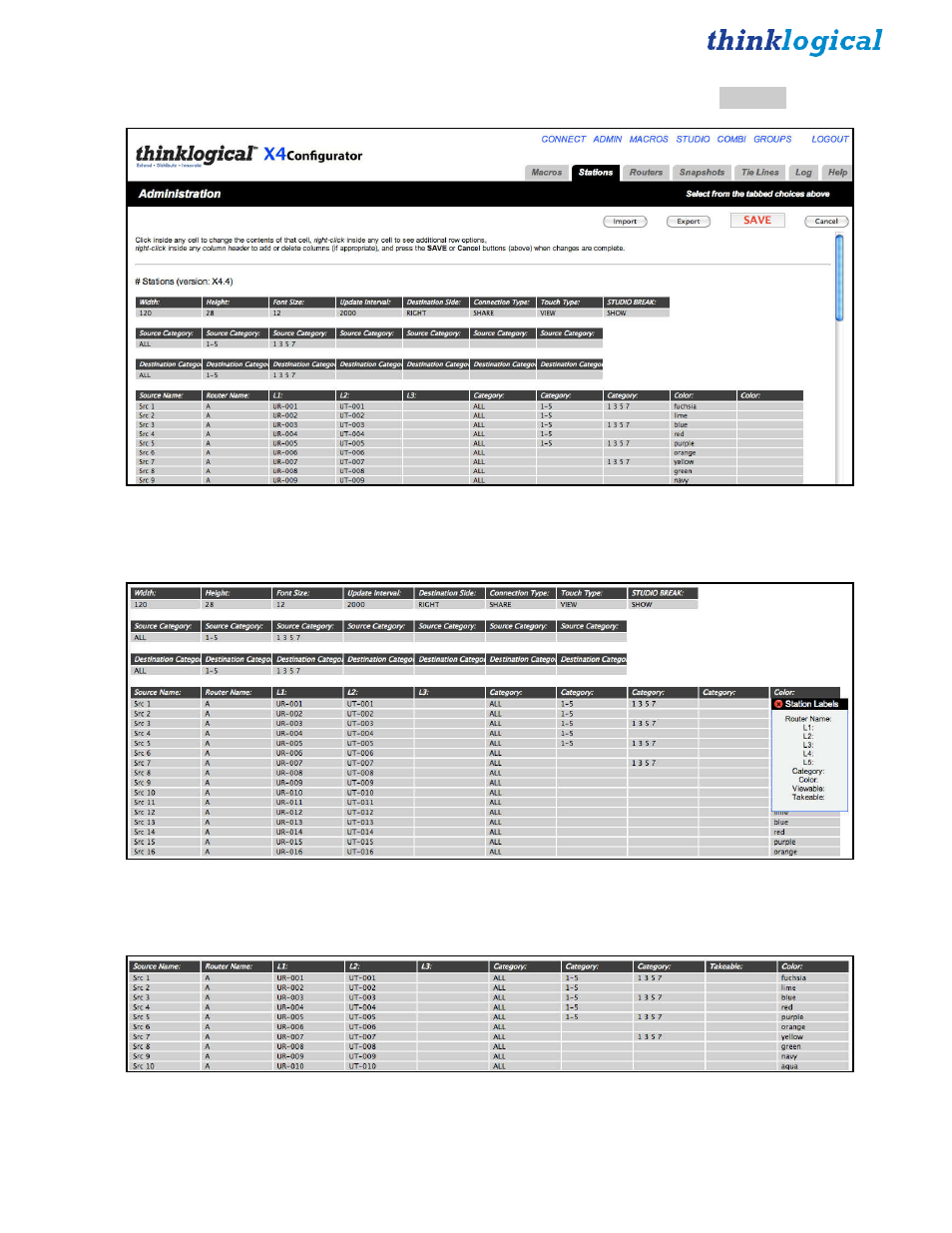 Thinklogical X4 Configurator Manual User Manual | Page 63 / 70