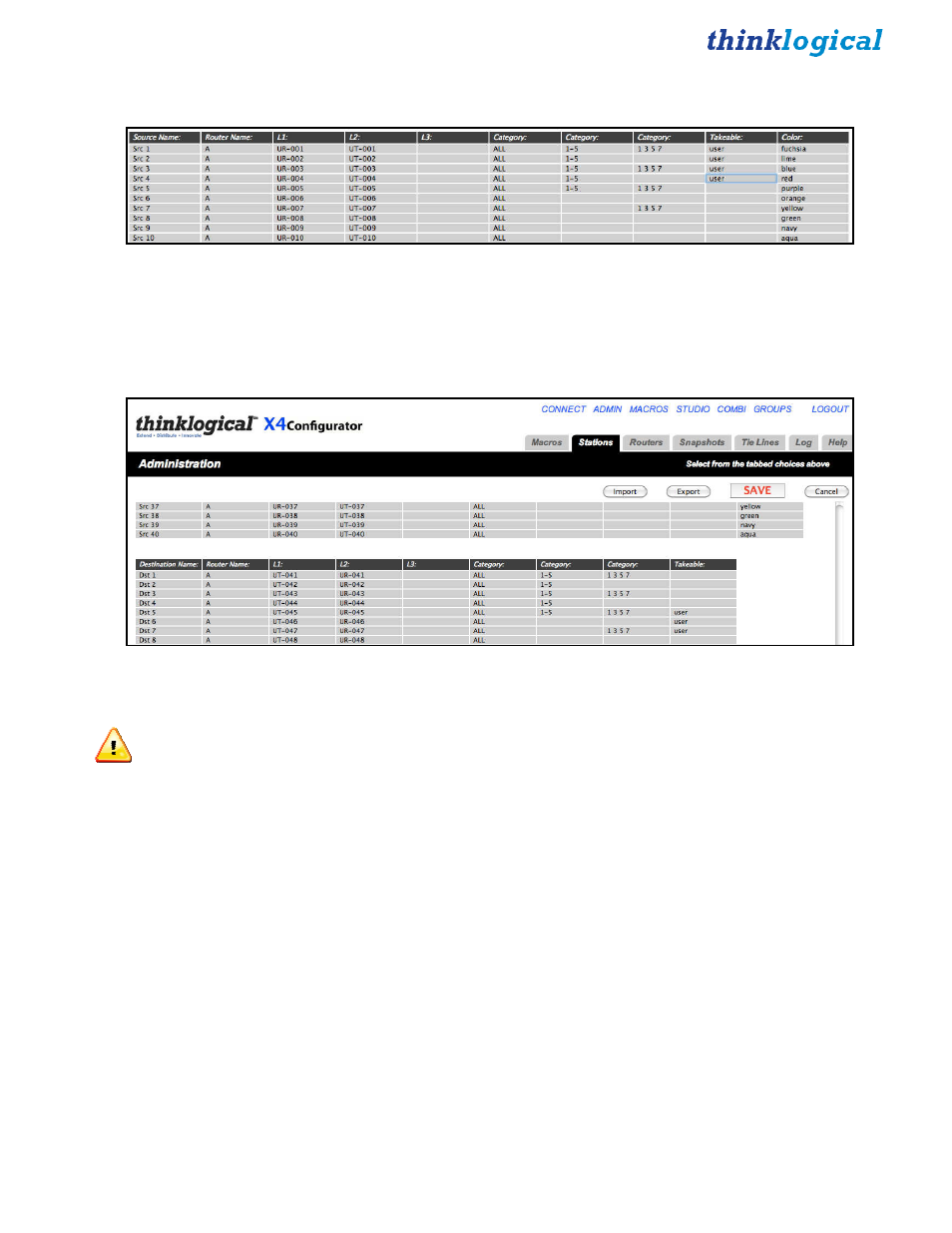 Thinklogical X4 Configurator Manual User Manual | Page 64 / 70