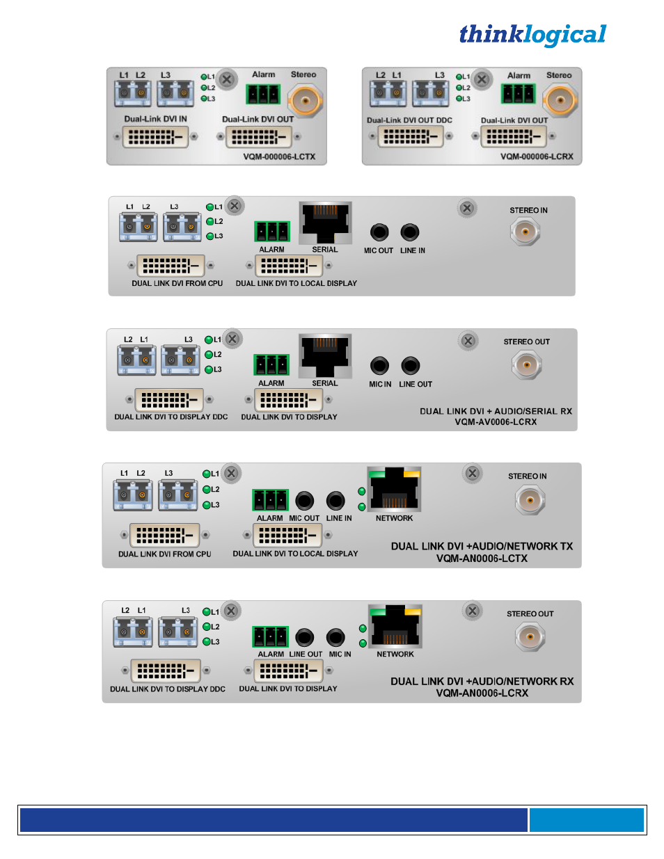 Thinklogical Q-4300 Video Modules Manual User Manual | Page 16 / 54