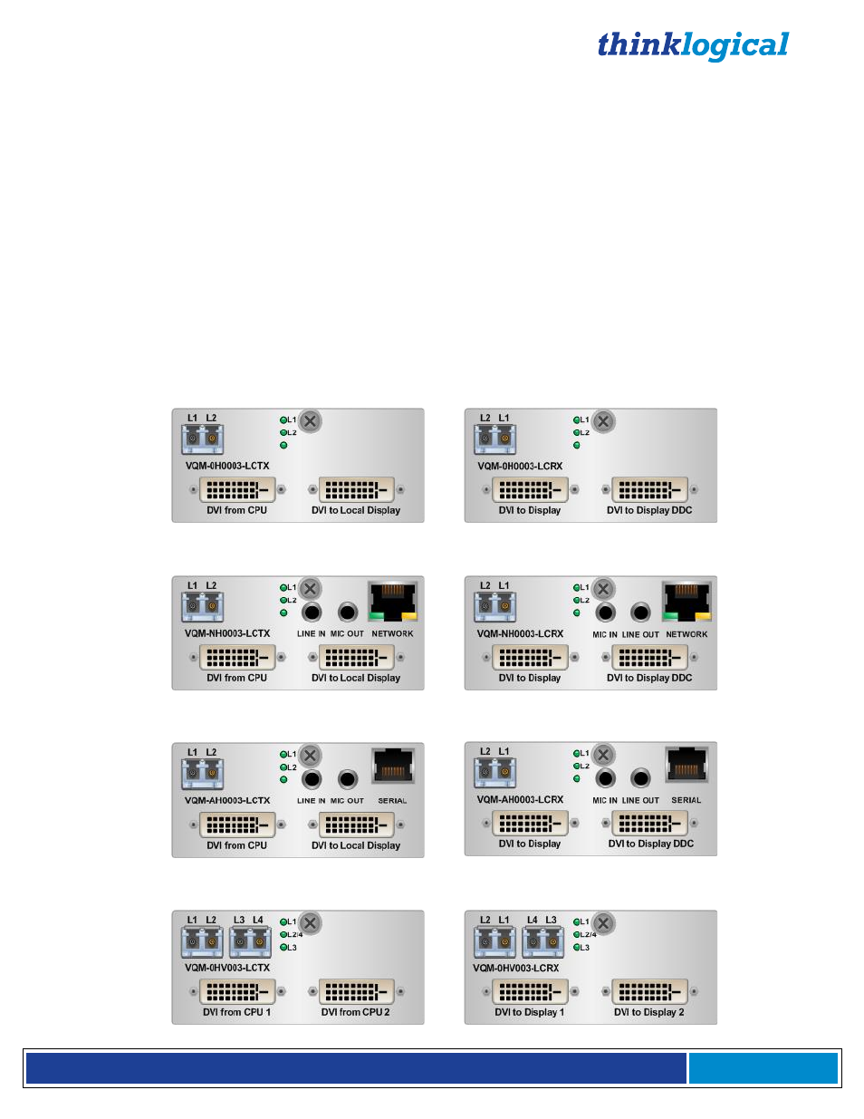 Thinklogical Q-4300 Video Modules Manual User Manual | Page 18 / 54