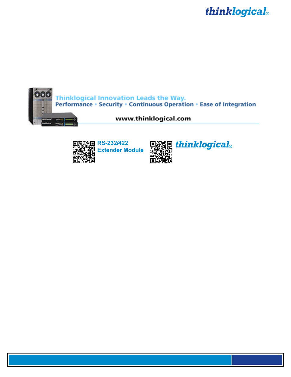 Thinklogical Q-Series SDI 3G Dual Link Exchange Module Manual User Manual | Page 12 / 14