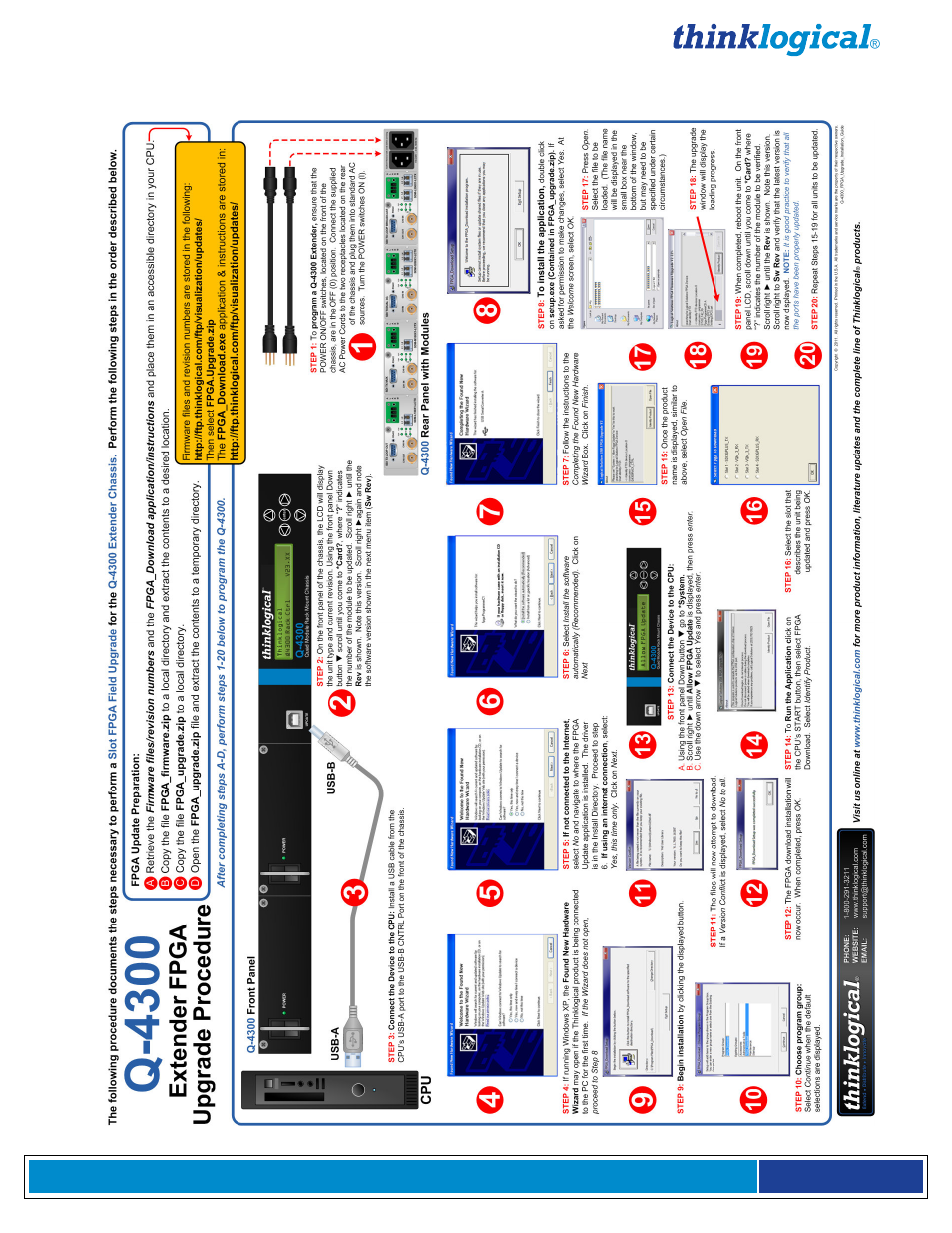 Appendix a- fpga upgrade procedure | Thinklogical Q-Series SDI 3G Dual Link Exchange Module Manual User Manual | Page 13 / 14