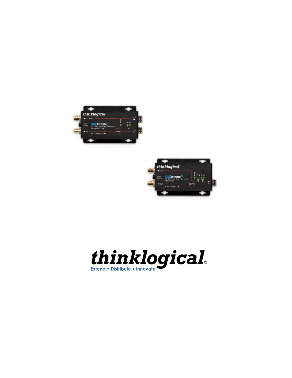 Thinklogical SDIXtreme 3G and 3G+ Manual User Manual | 29 pages